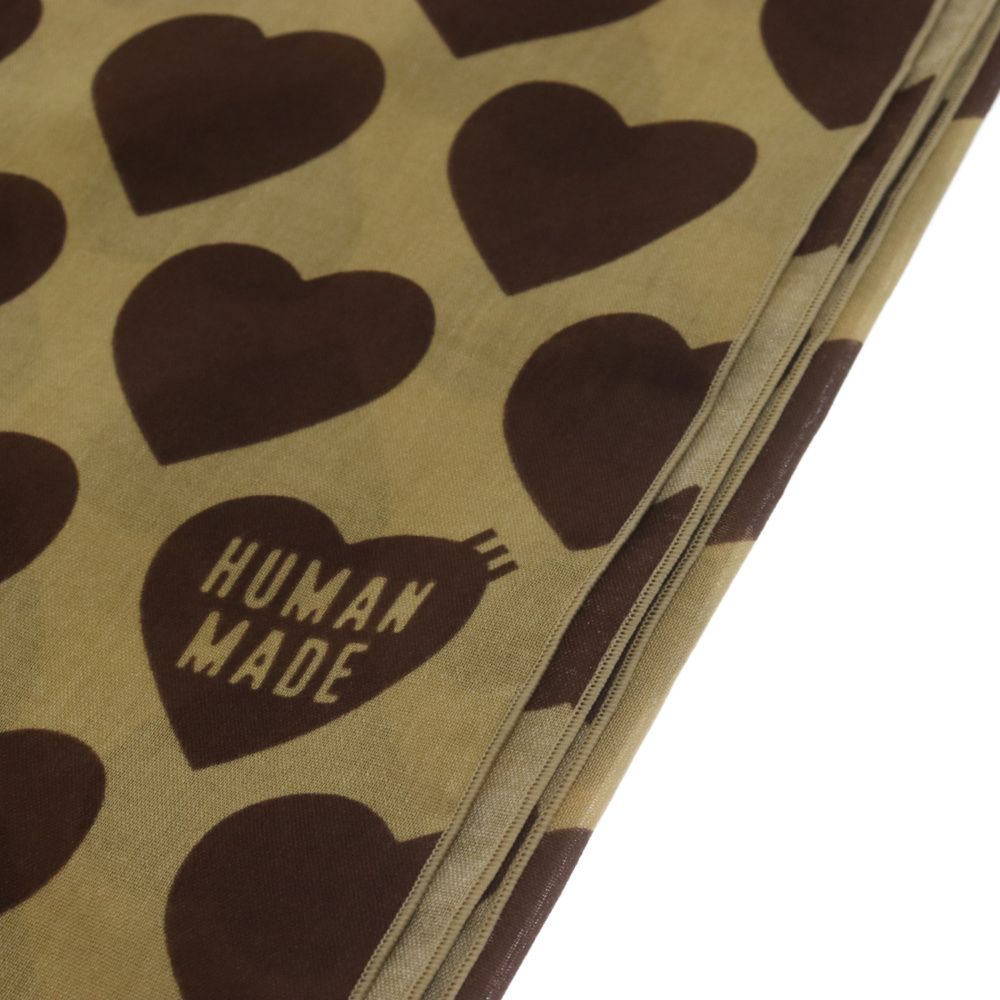 HUMAN MADE HEART STOLE ストール　ブラウン HUMAN MADE (ヒューマンメイド) HEART STOLE ハート ストール