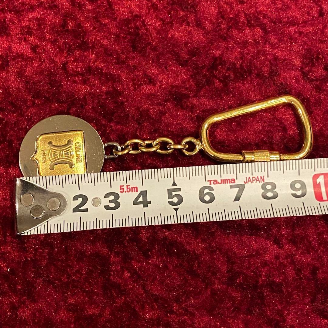 vintage CELINE セリーヌ トリオンフ コンビカラー キーホルダー 
