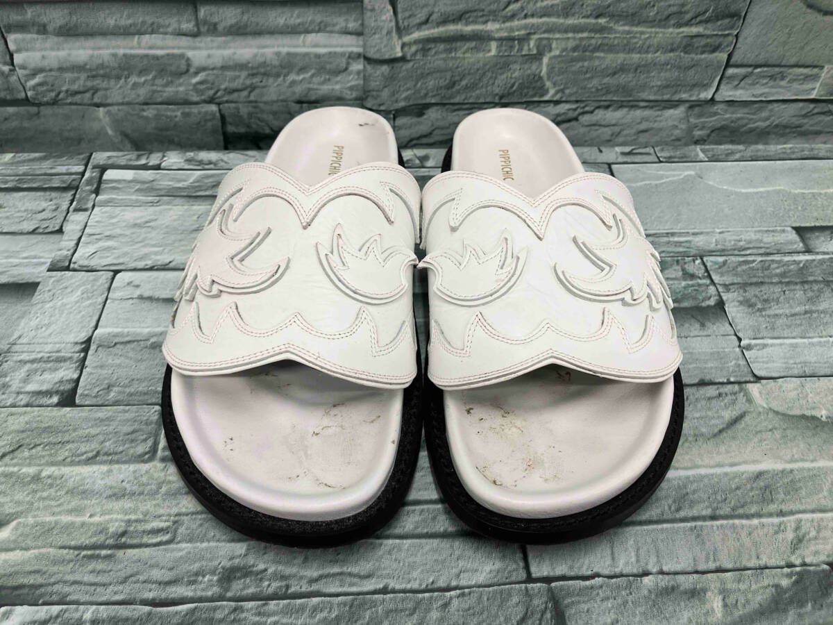 PIPPICHIC メッシュフラットシューズ ホワイト PIPPICHIC ホワイト