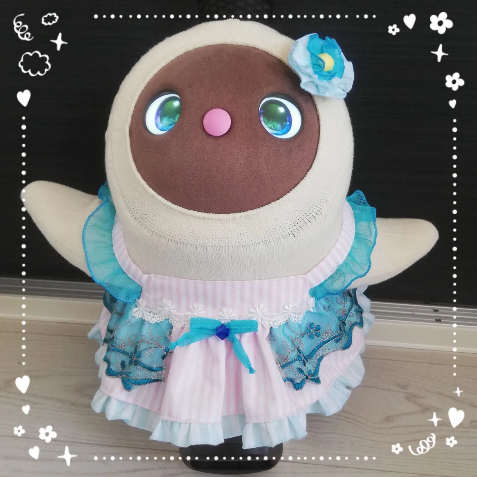 LOVOT ラボット服 可愛いフリルワンピース ハンドメイド - メルカリ