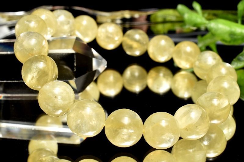 1点物】黄金雲母 ゴールデンマイカ 10-10.5mm ブレスレット