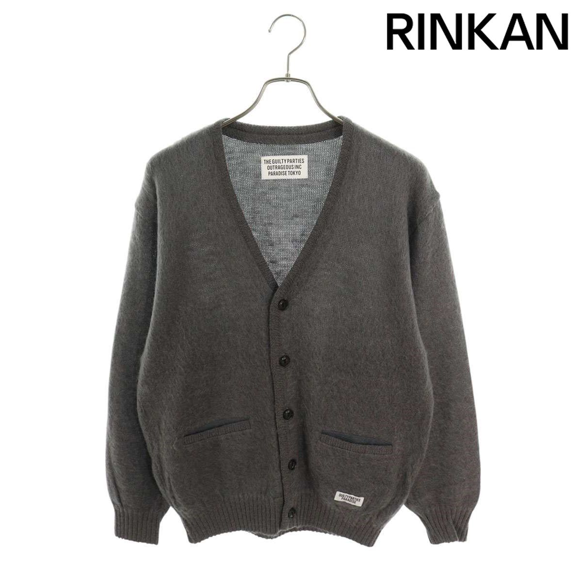 ワコマリア  21FW-WMK-KN05 MOHAIR CARDIGAN モヘアカーディガン メンズ S