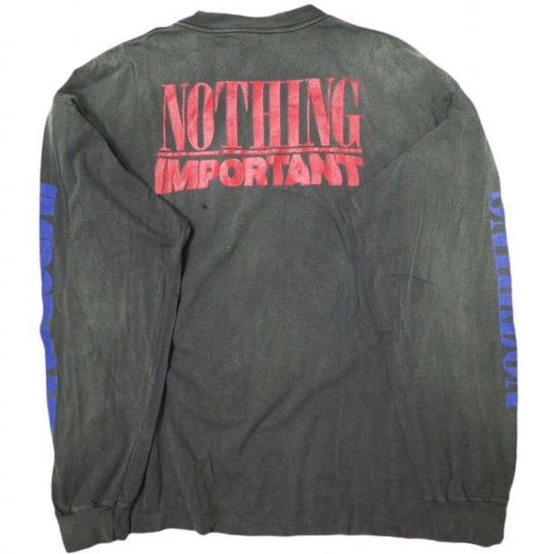 SAINT MICHAEL セントマイケル 24AW 日本製 KK_LS TEE / NOTHING