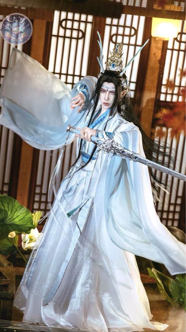 特製 魔道祖師 藍忘機 コスプレ衣装 ウィッグ追加可 コスチューム ハロウィン仮装 イベント衣装 コスプレセット 高品質コスプレ 再現度高め