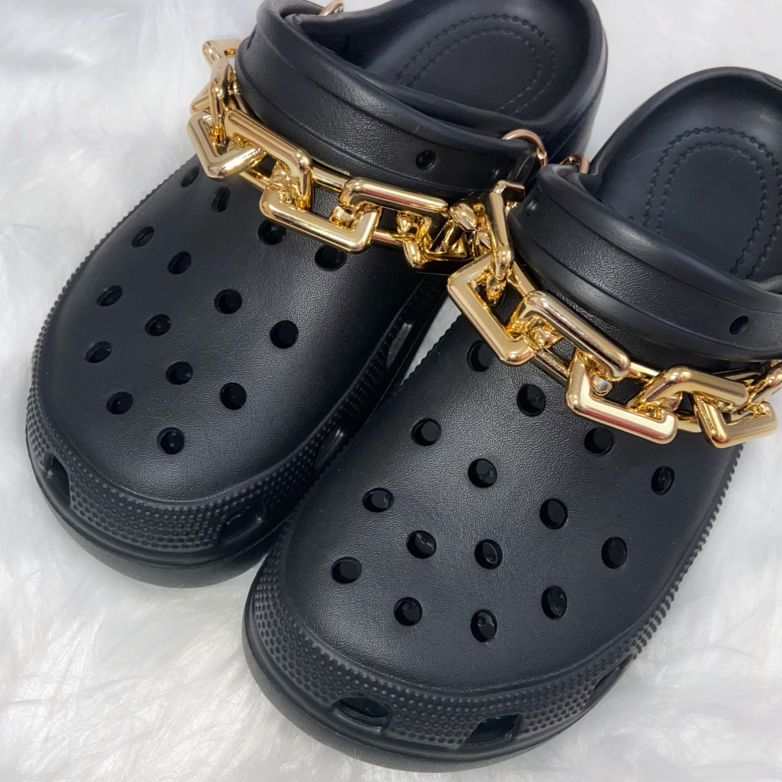 crocs クロックス ジビッツ パーツ デコ 韓国 y2k パンク どくろ - 靴