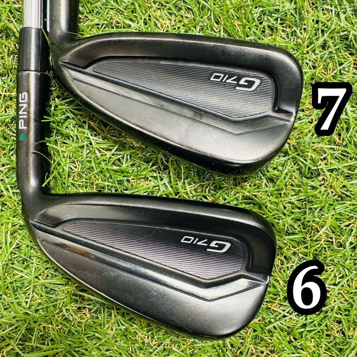 【良品】初心者推奨 ピン G710 緑ドット メンズアイアンセット 5本 S 良品】初心者推奨 ピン G710 緑ドット メンズアイアンセット 5本
