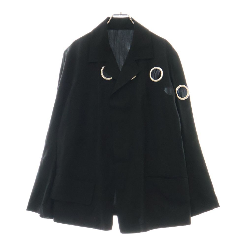 Yohji Yamamoto ヨウジヤマモト 04SS ハトメデザイン ウールギャバジン ジャケット ブラック レディース FZ-J04-100