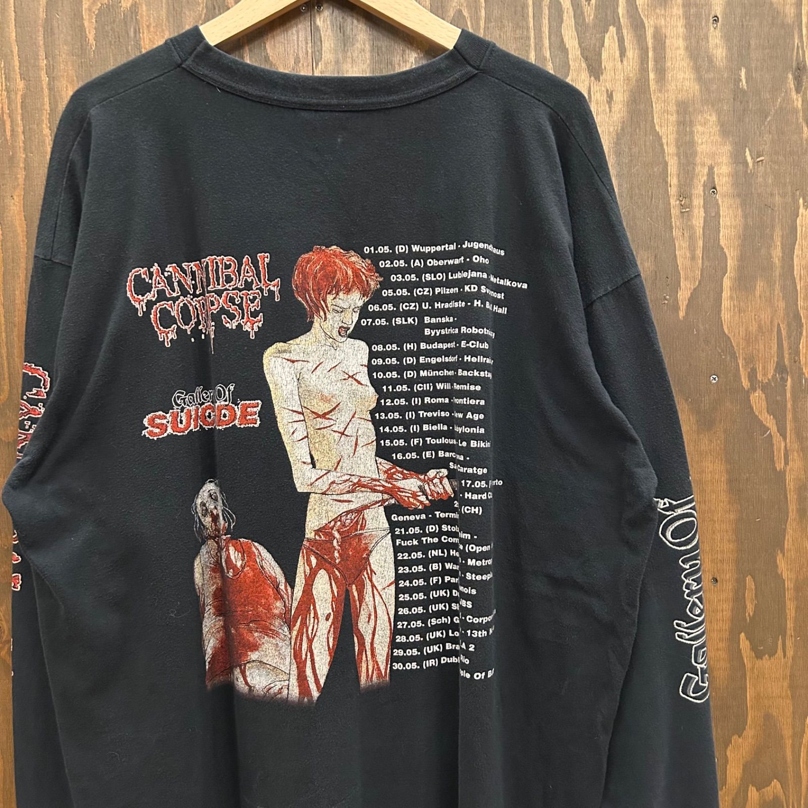 Cannibal Corpse カンニバルコープス Y2K 長袖Tシャツ L 90's 90年代
