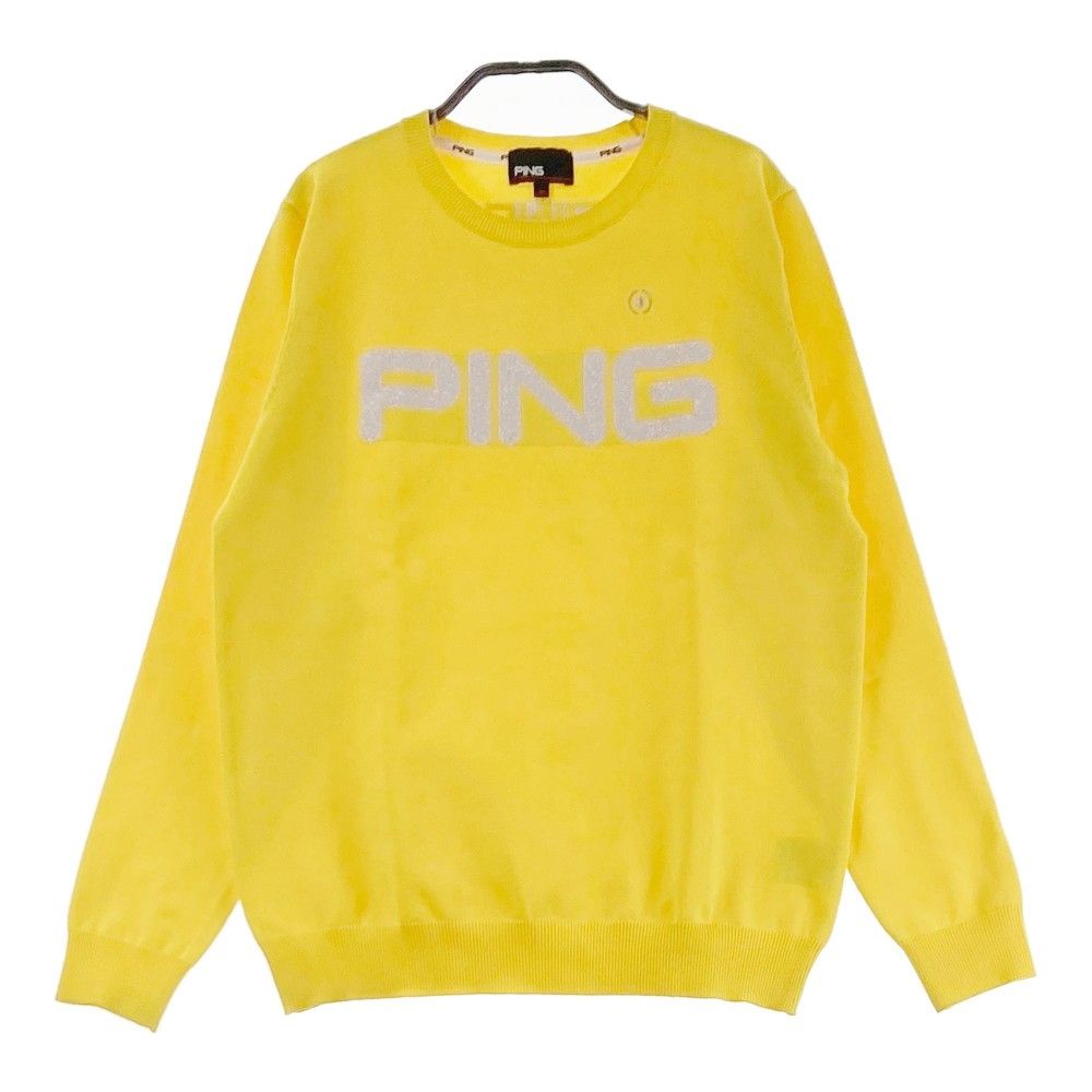 サイズ：M PING ピン 2022年モデル ニットセーター イエロー系