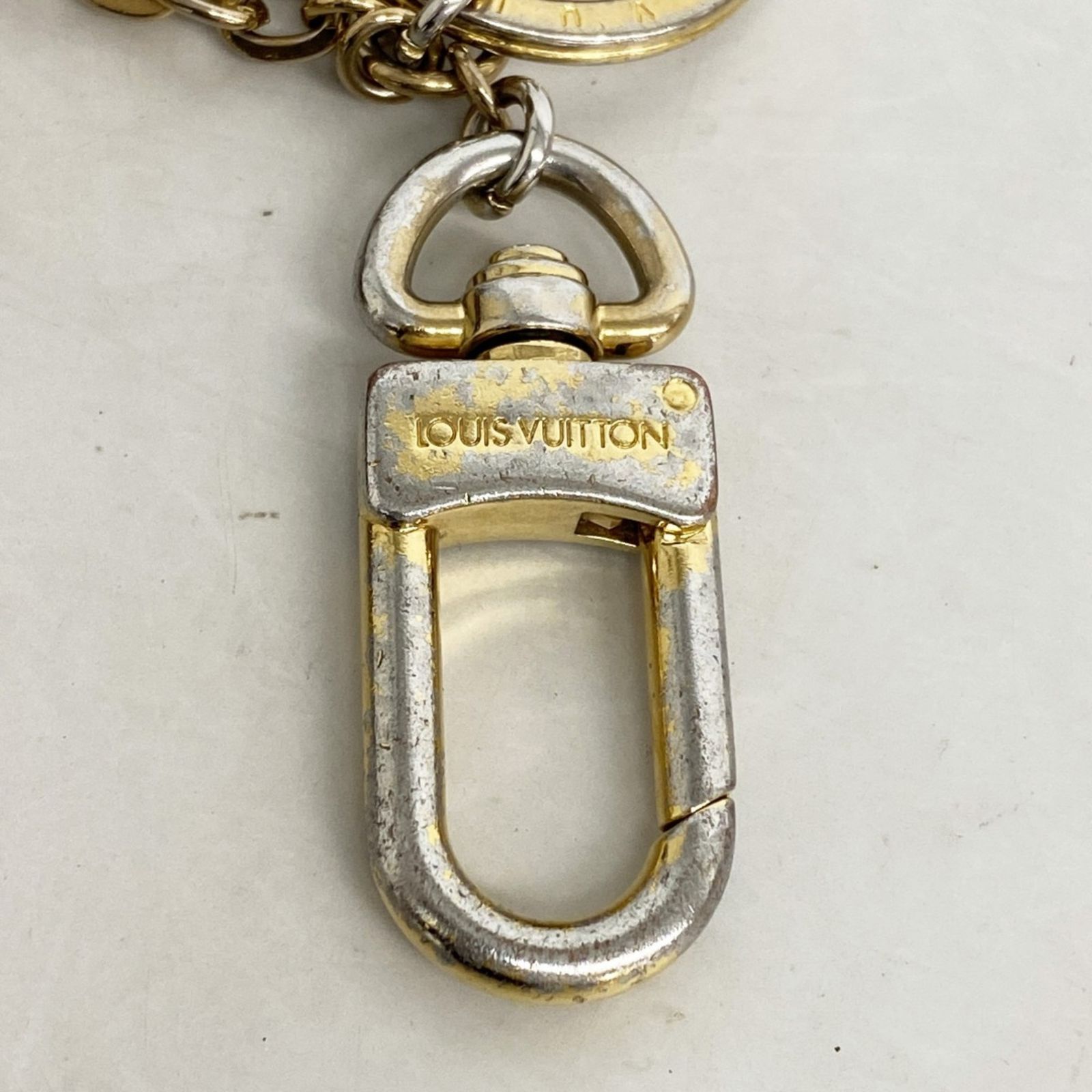 ルイ ヴィトン Louis Vuitton ルイ ヴィトン キーホルダー ポルトクレブルーミングフラワー M63084 ゴールド マルチ レディース P1435778