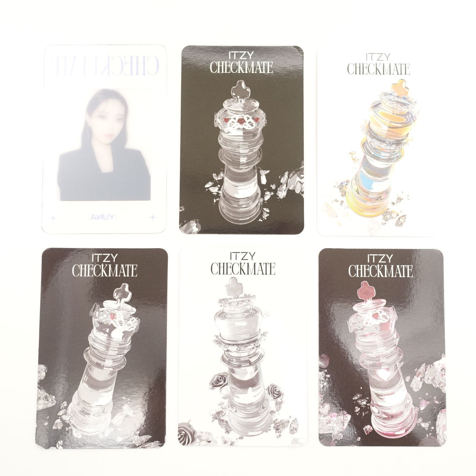 ITZY YUNA ユナ トレカ checkmate shopee 特典 itzy YUNA ユナ トレカ JYP pop up checkmate - メルカリ