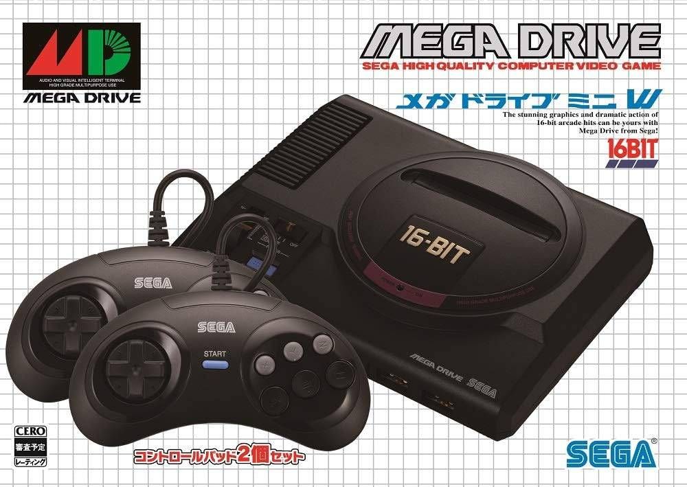 セガ メガドライブミニW コントローラー2個セット セ