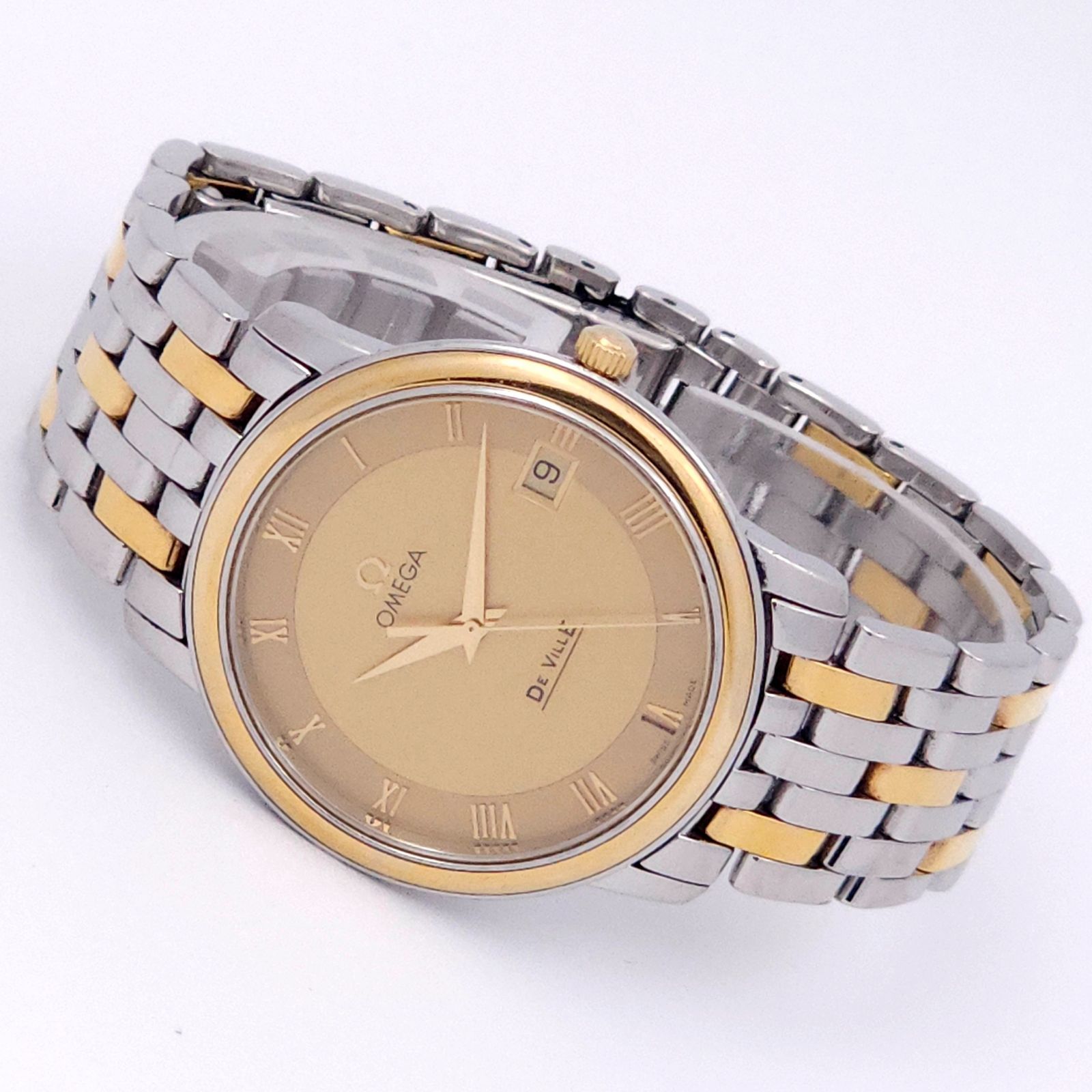 ☆良品 OMEGA オメガ デビル プレステージ 4310.12 QZ 動作品 YGコンビ  