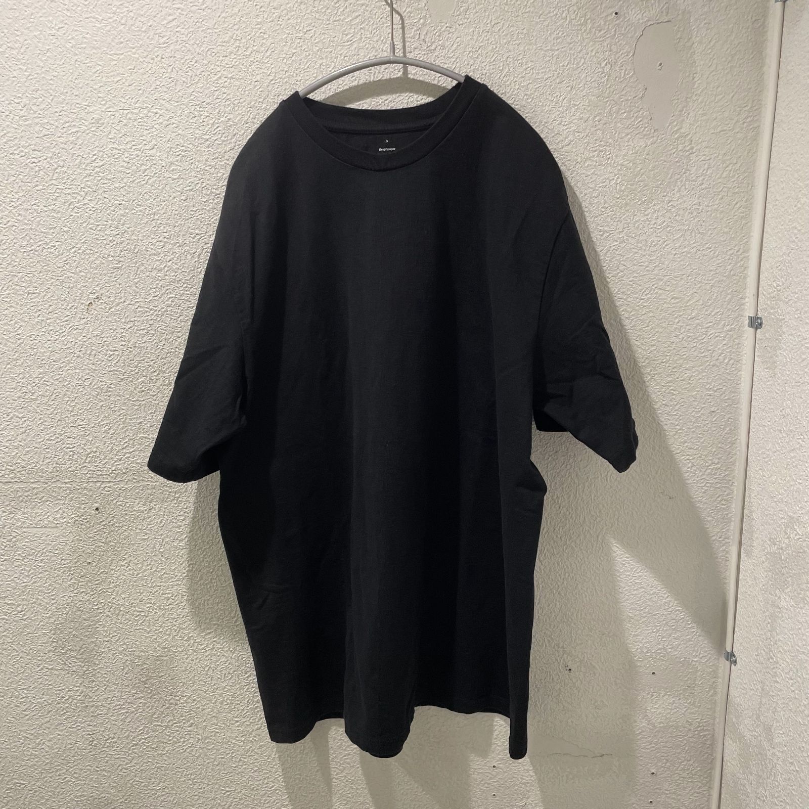 Graphpaper グラフペーパー 半袖Ｔシャツ ブラック size3【表参道t】