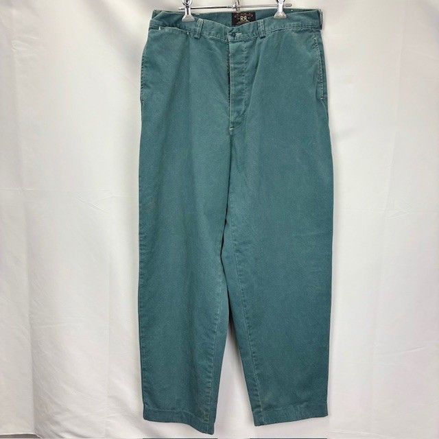 初期 RRL DOUBLE RL三ツ星タグ コットン トラウザーズ MADE IN USA サイズ34/32 FADE 07021606 861 -  メルカリ