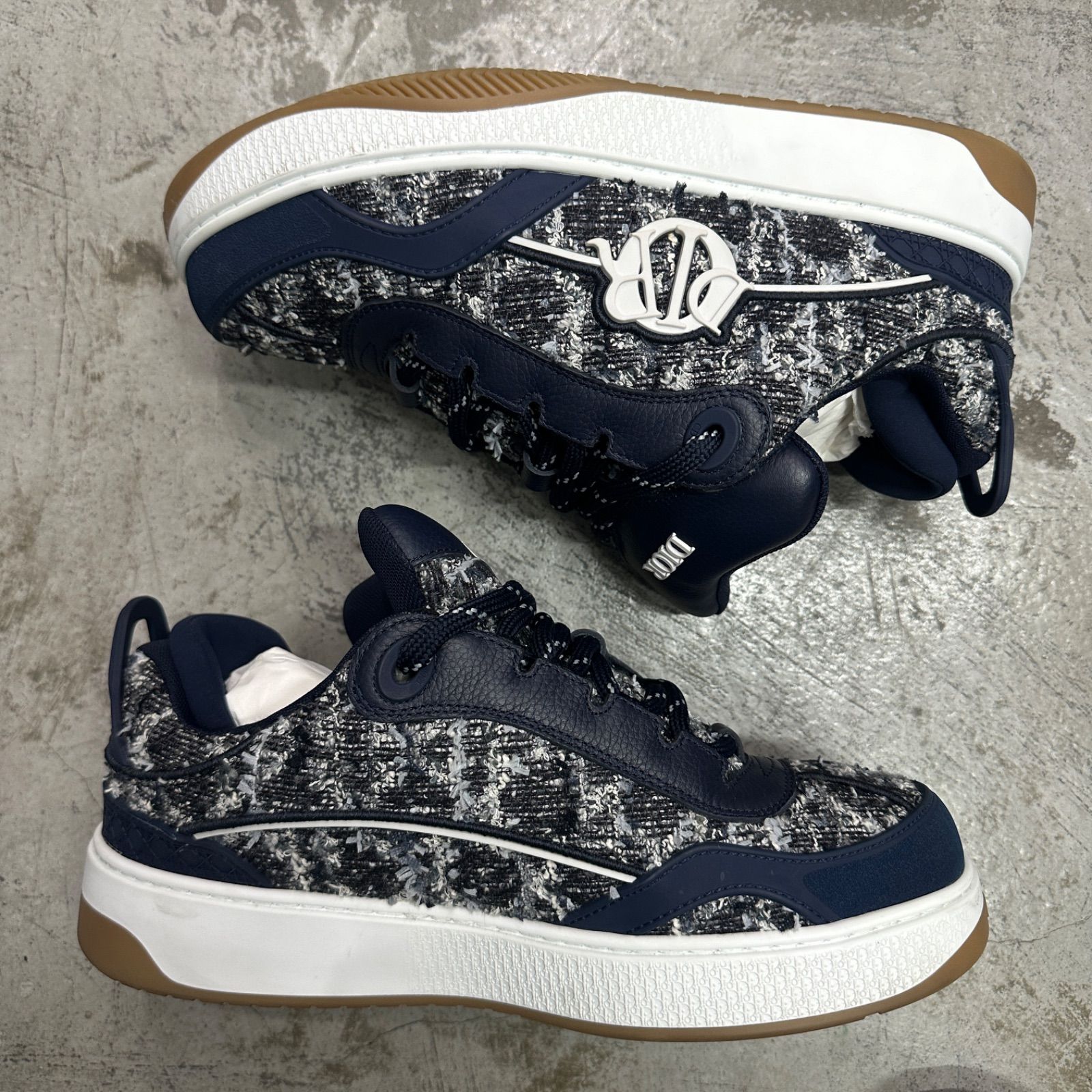 参考上代296000円 888足限定 Christian Dior B9S ツイード スケーター