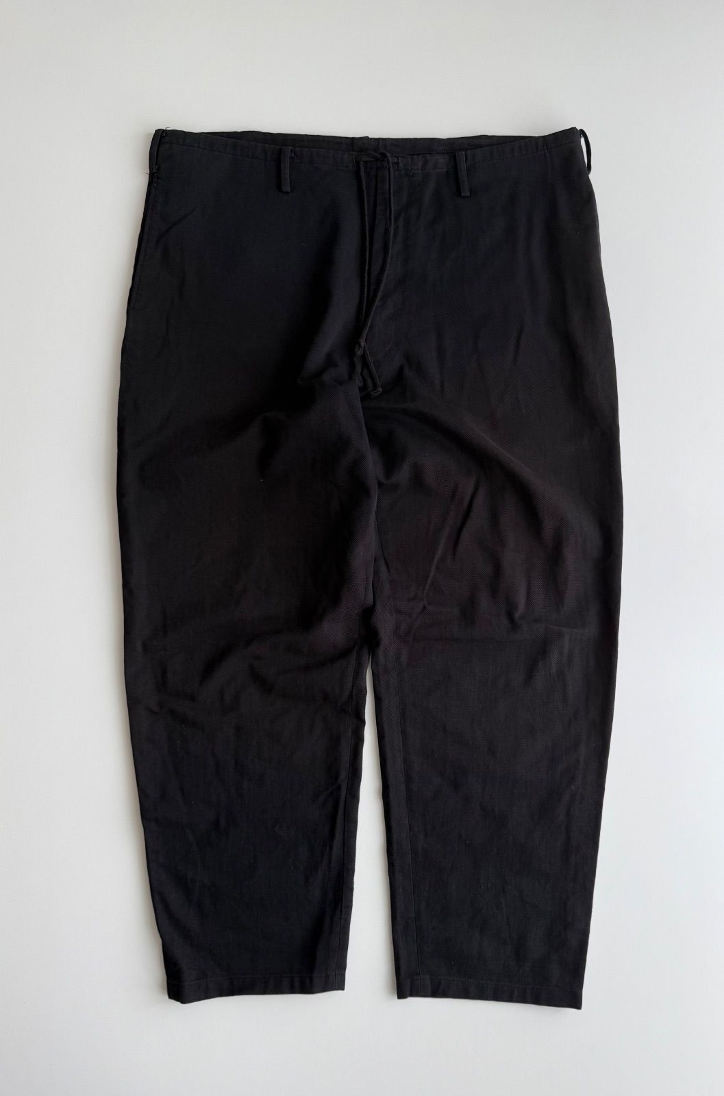 1990s yohji yamamoto pour homme cotton wide pants ヨウジヤマモト