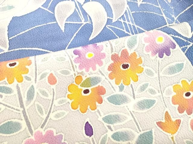 平和屋着物●訪問着　草花文　鬼しぼ縮緬　正絹　逸品　DAAT1244tw 平和屋着物○訪問着 草花文 鬼しぼ縮緬 正絹 逸品 DAAT1244tw - メルカリ