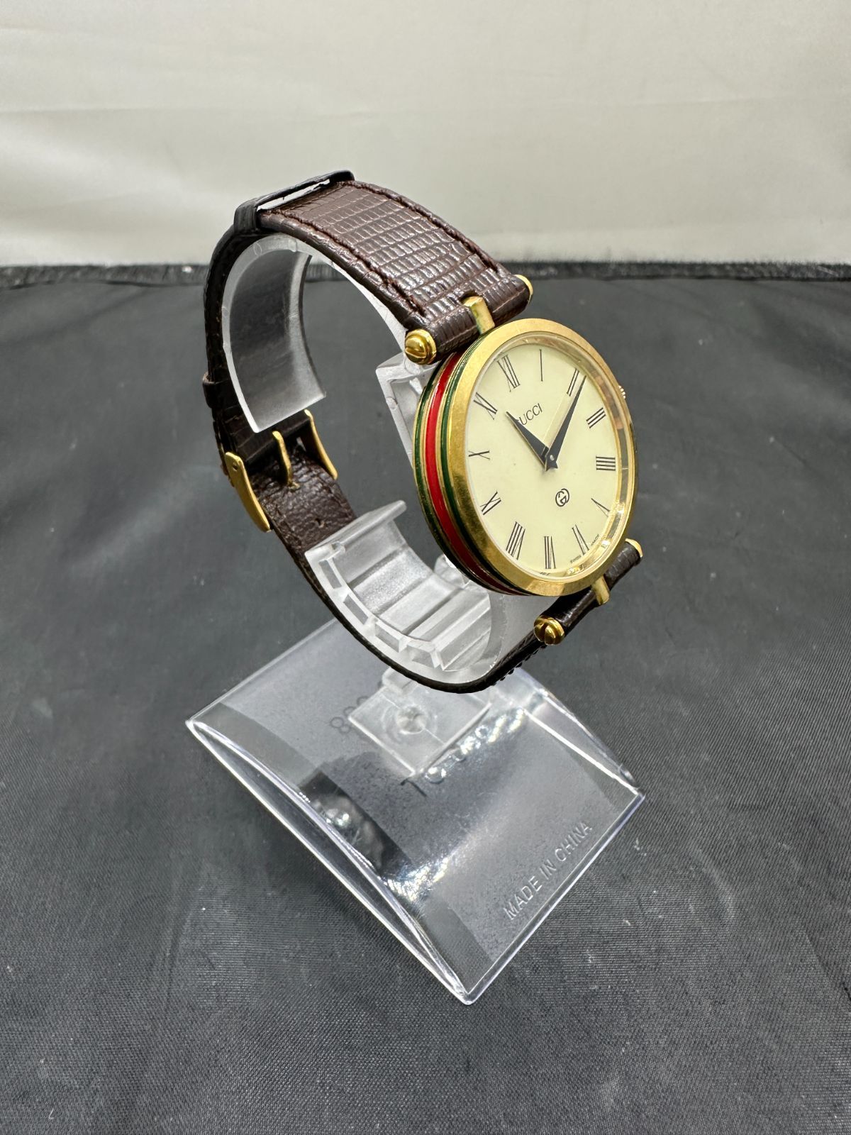 グッチ シェリーライン時計 稼働 B25082462