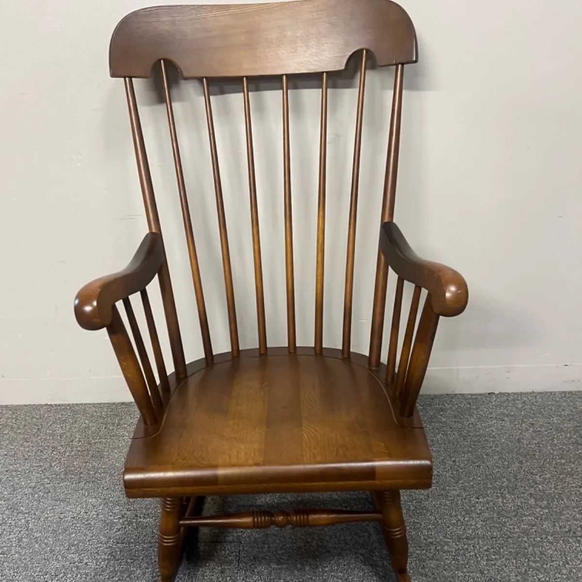 木製ロッキングチェア ダークブラウン 折りたたみ可能‼️】木製