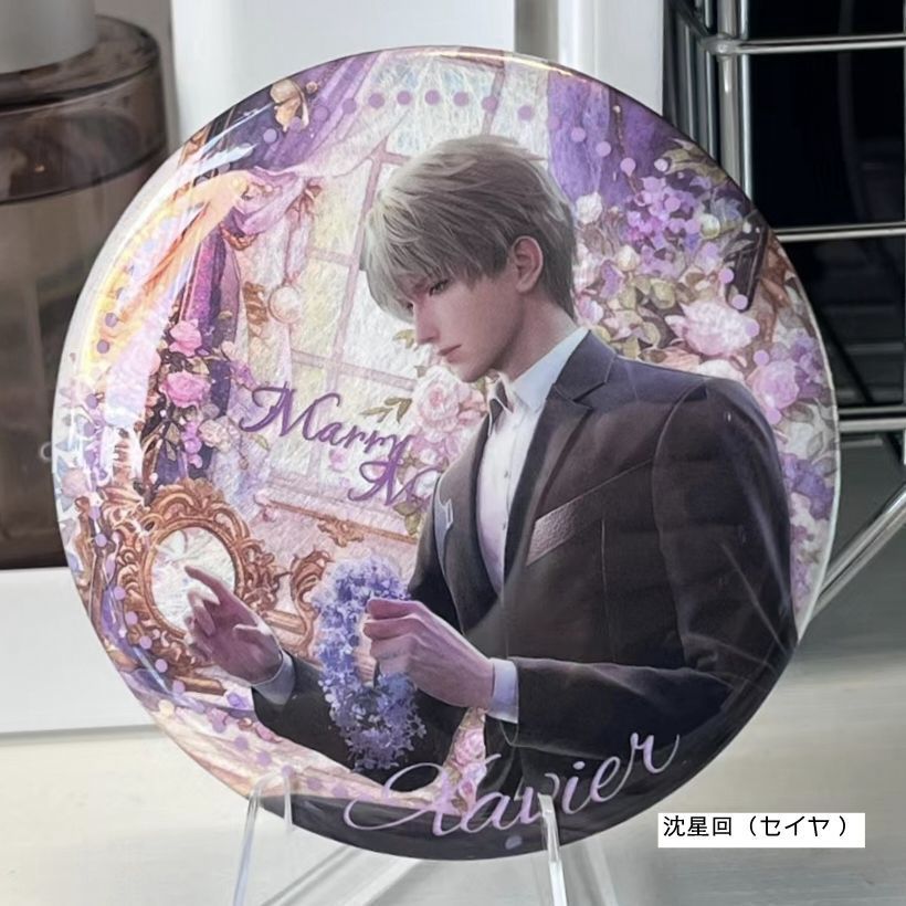 恋と深空 缶バッジ バッジ 75mm 沈星回（セイヤ ） 祁煜（ホムラ） 黎