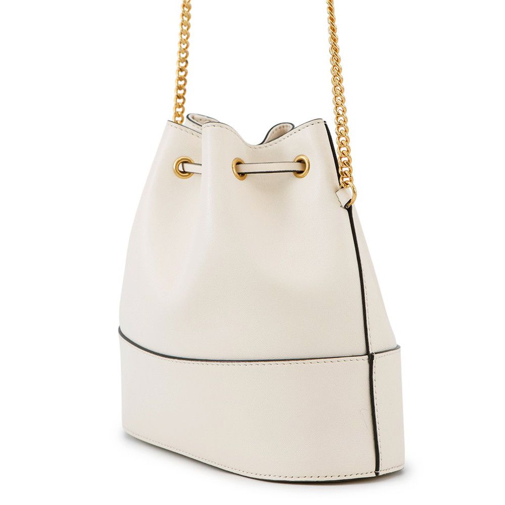 ヴァレンティノ ガラヴァーニ チェーンショルダーバッグ Vロゴ バケットバッグ VALENTINO