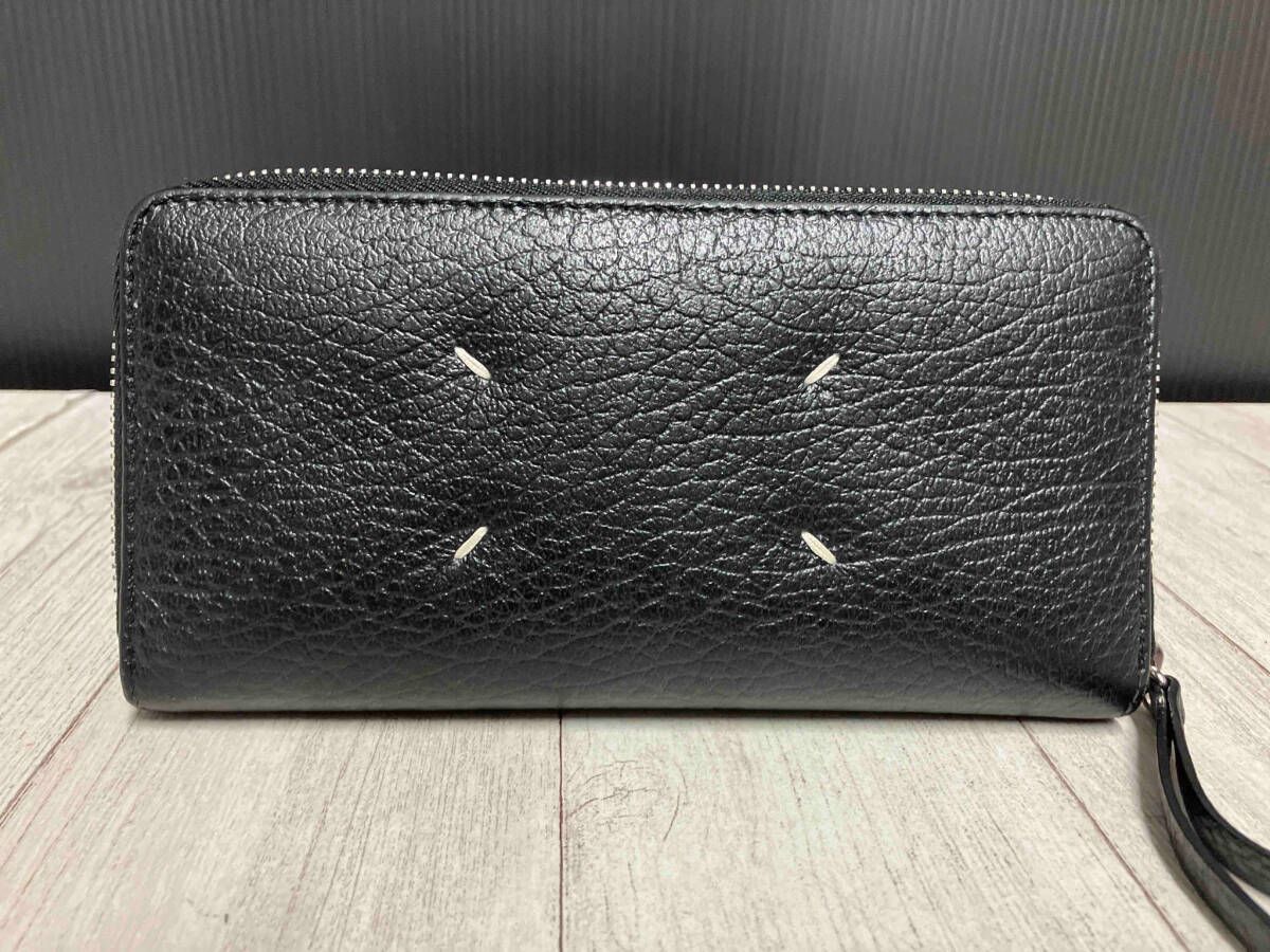 f*o様 メゾンマルジェラ 長財布 ラウンドジップ ブラック レザー Maison Margiela（メゾンマルジェラ） 並行輸入 メゾン マルジェラ 長