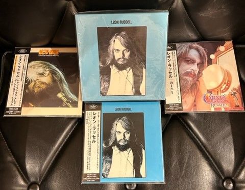 ★紙ジャケ レオン・ラッセル DU特典BOX 復刻帯★LEON RUSSELL 紙ジャケットCD 3枚セット DISK UNION ディスクユニオン DU特典BOX付レオン・ラッセル「紙ジャケ CD 3枚セット」 Leon