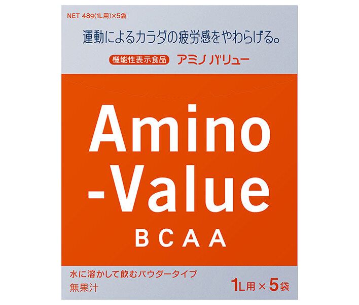 大塚製薬 アミノバリュー パウダー 8000 機能性表示食品 48g×5袋 ×20 5箱×4 入｜ アミノ酸 粉末 パウダー 栄養 スポーツ 1L