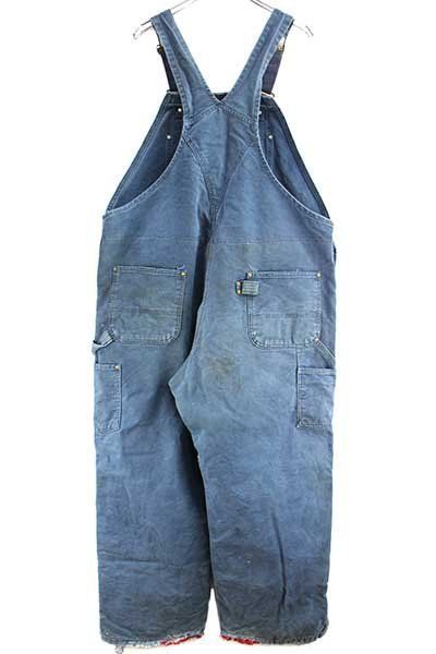 90s USA製 Carhartt ダブルニー オーバーオール キルティング Carhartt ☆90s carharttカーハート キルティングライナー
