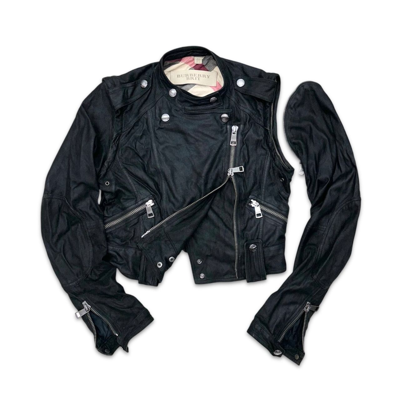burberry Brit leather jacket レザージャケット バーバリー 