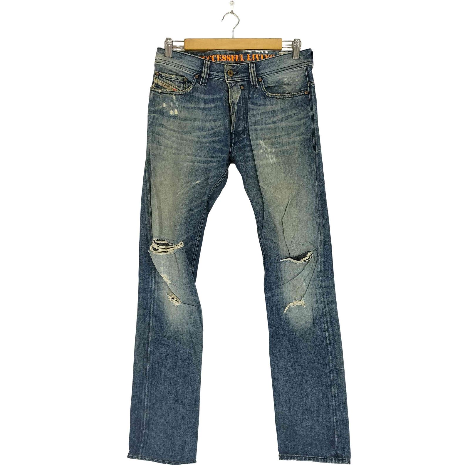ディーゼル DIESEL SAFADO REGULAR SLIM-STRAIGHT デニムパンツ メンズ  W29 L34