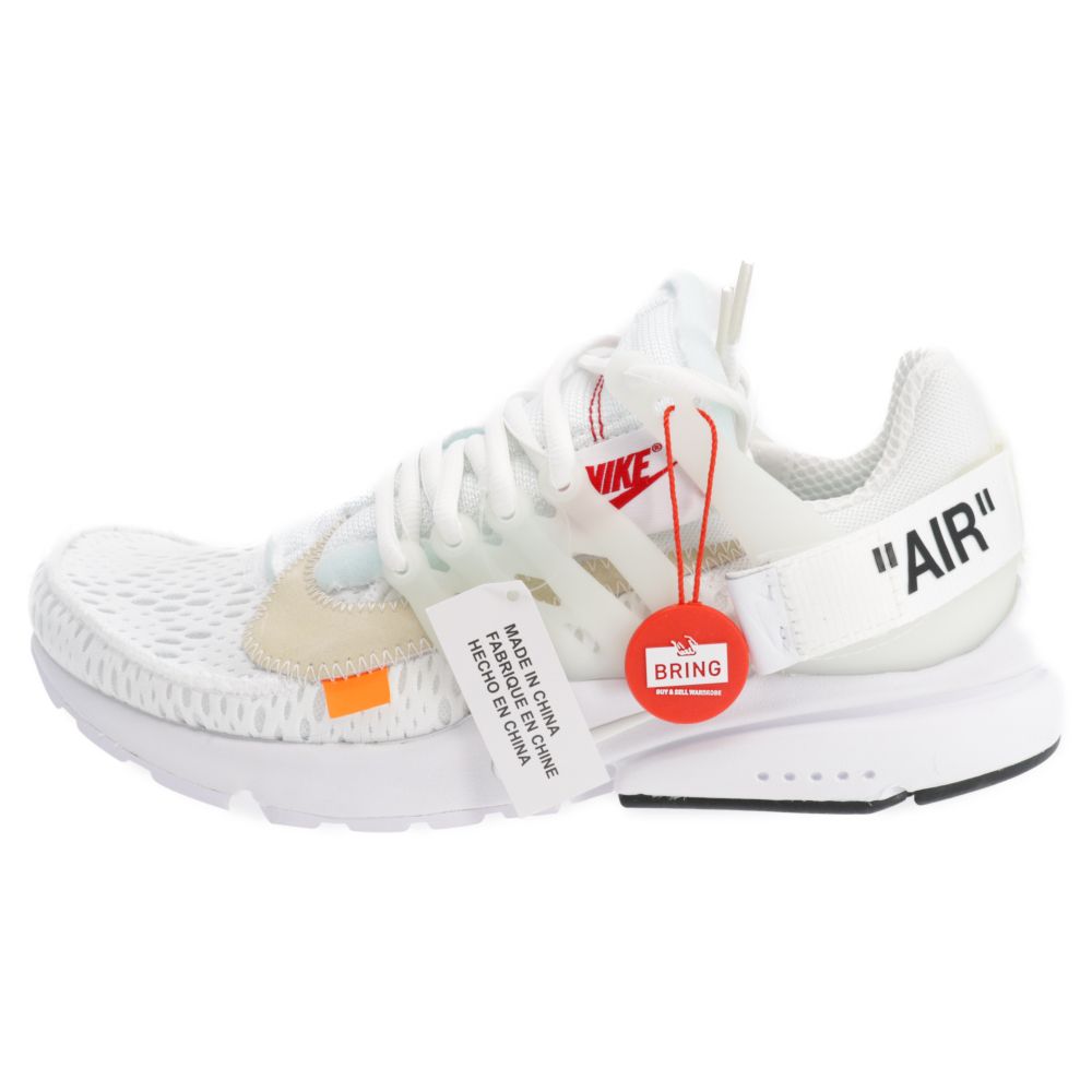 NIKE (ナイキ) ×OFF-WHITE THE 10 AIR PRESTO オフホワイト ザ テン エアプレスト ローカットスニーカー ホワイト US9/27cm AA3830-100