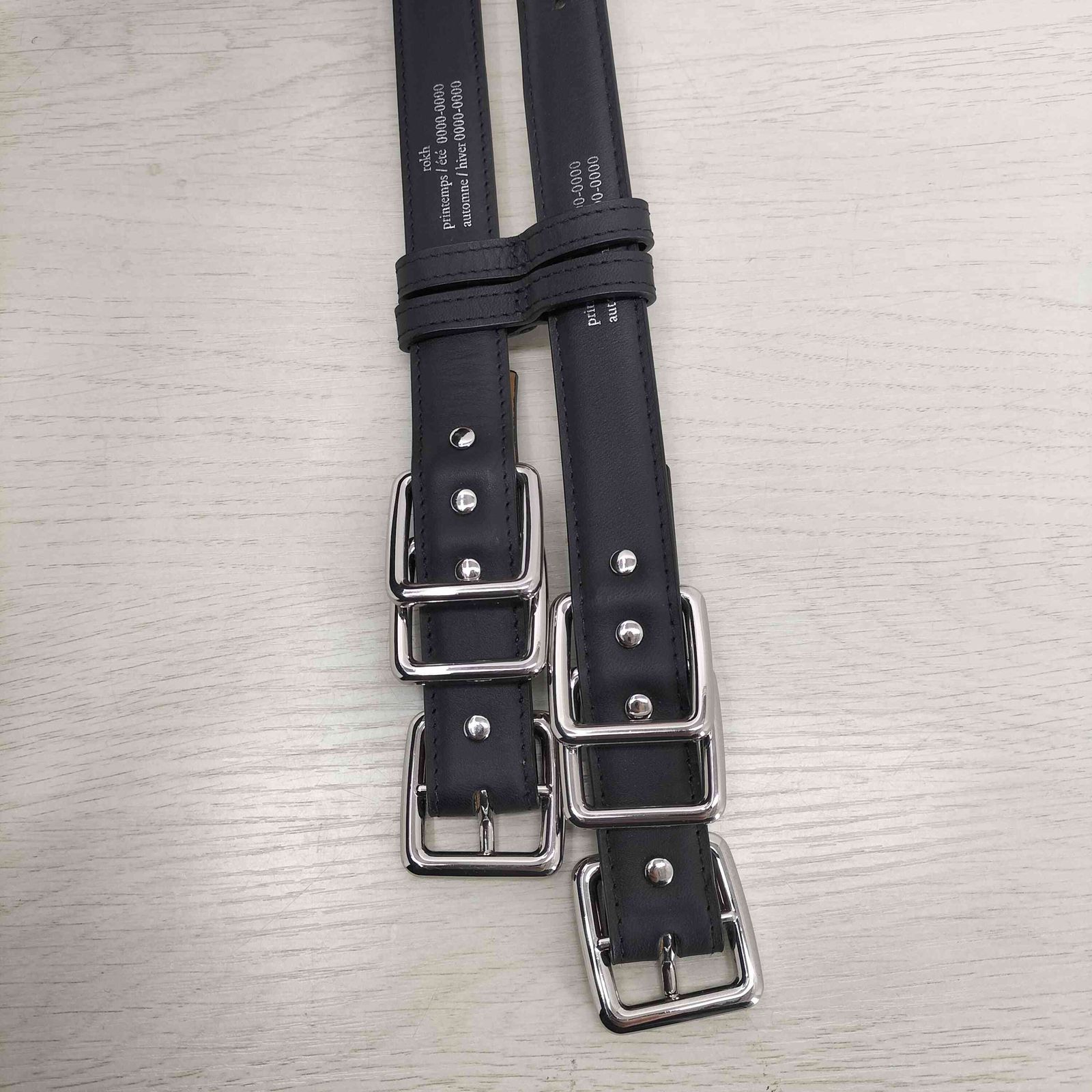 ロック rokh レザーダブルベルト メンズ 表記無 - メルカリ ロック rokh レザーダブルベルト メンズ 表記無 - メルカリ