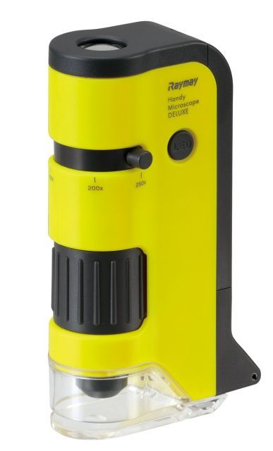 まとめ レイメイ藤井 ハンディ顕微鏡 DX イエロー RXT300Y ×3セット