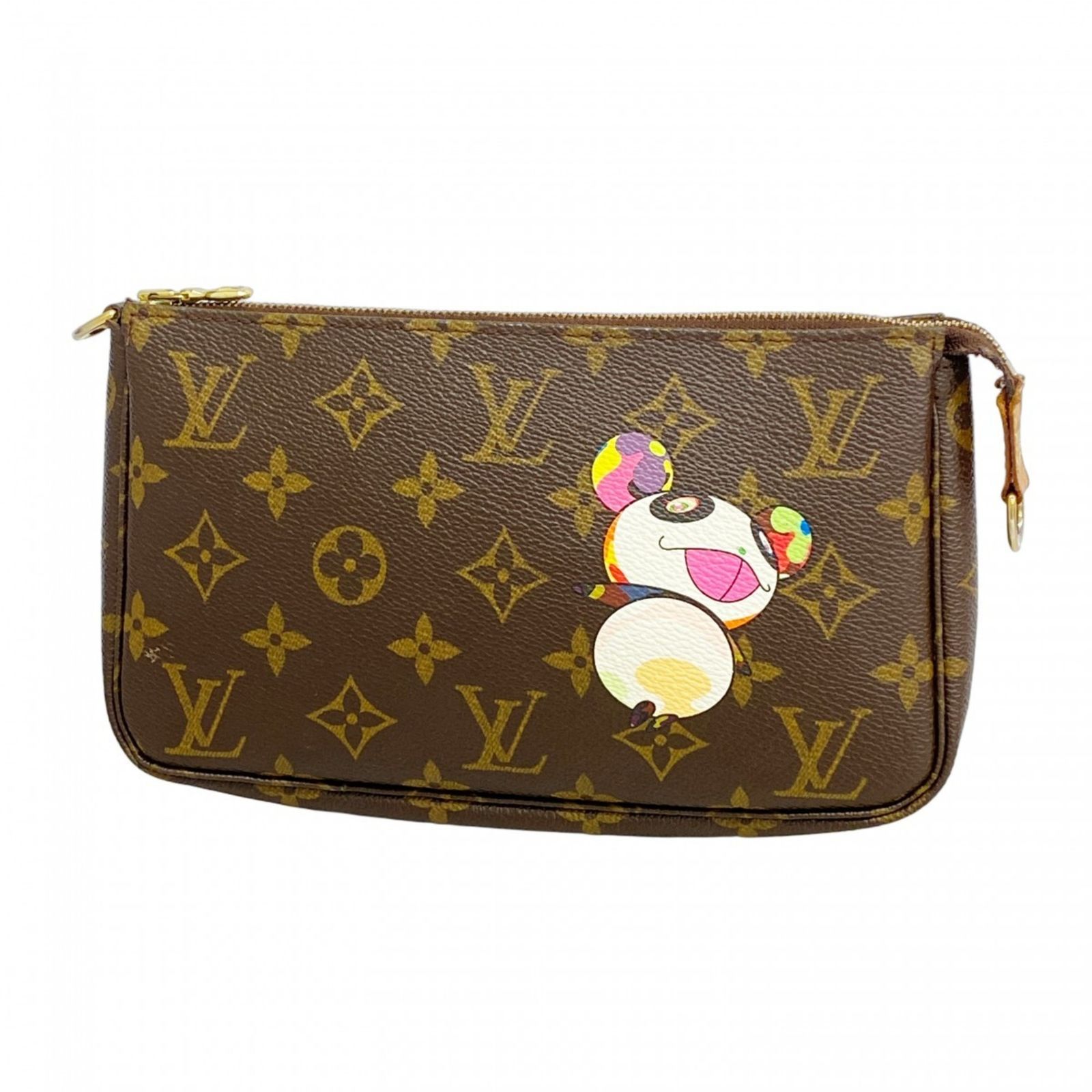 ルイ ヴィトン Louis Vuitton ルイ ヴィトン ポーチ モノグラム モノグラム パンダ ポシェットアクセソワール M51981 ブラウンレディース