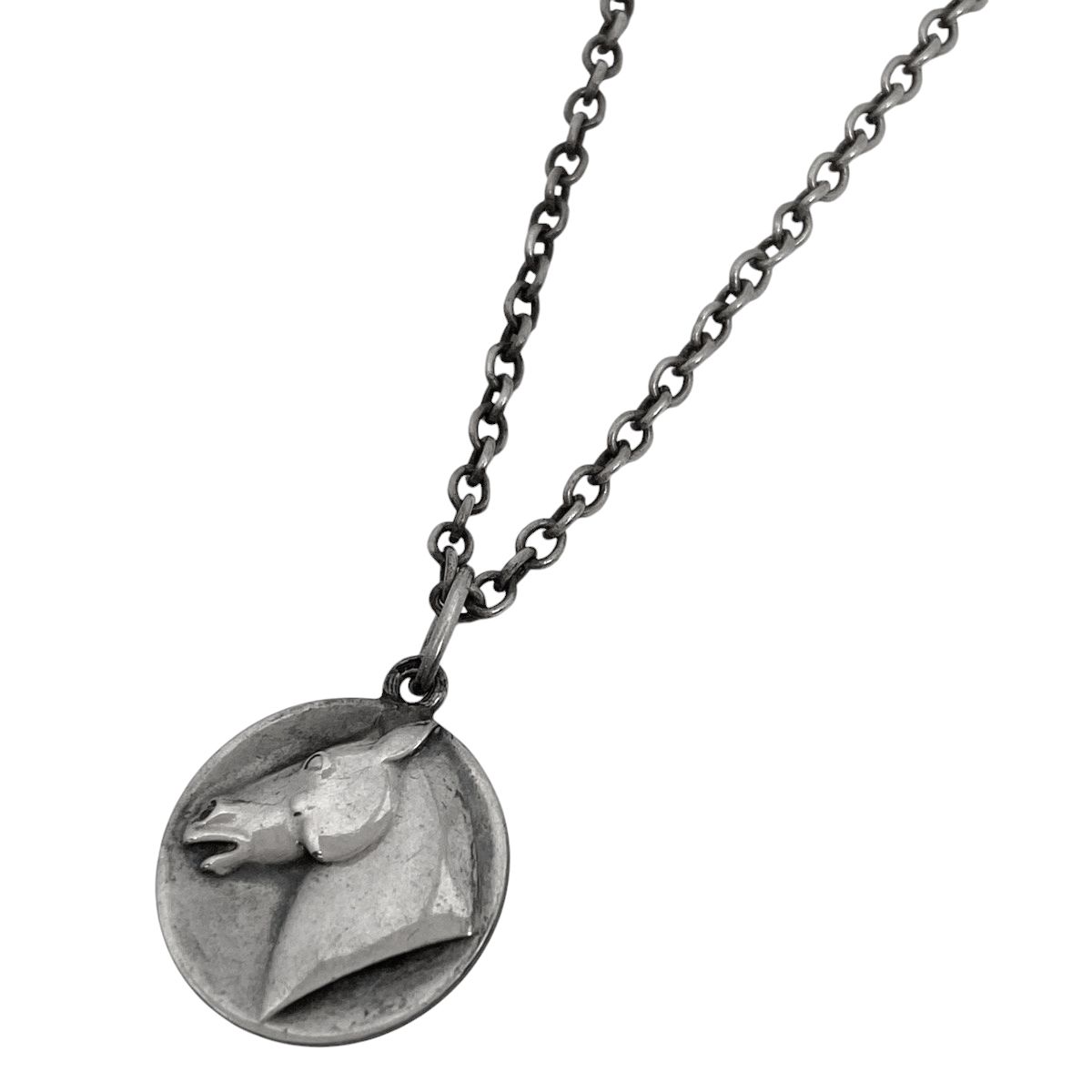 ジョージジェンセン Georg Jensen ホースモチーフ ラウンド ネックレス 