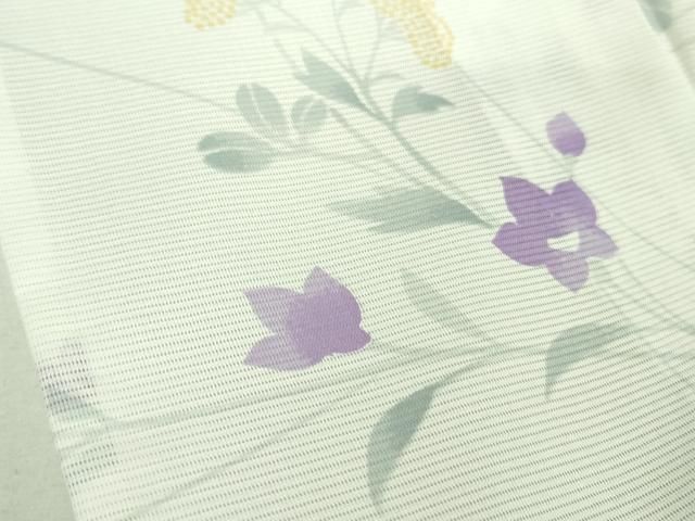 平和屋着物□極上 夏物 洗える最高級着物 ＜英＞はなぶさ謹製 小紋 絽