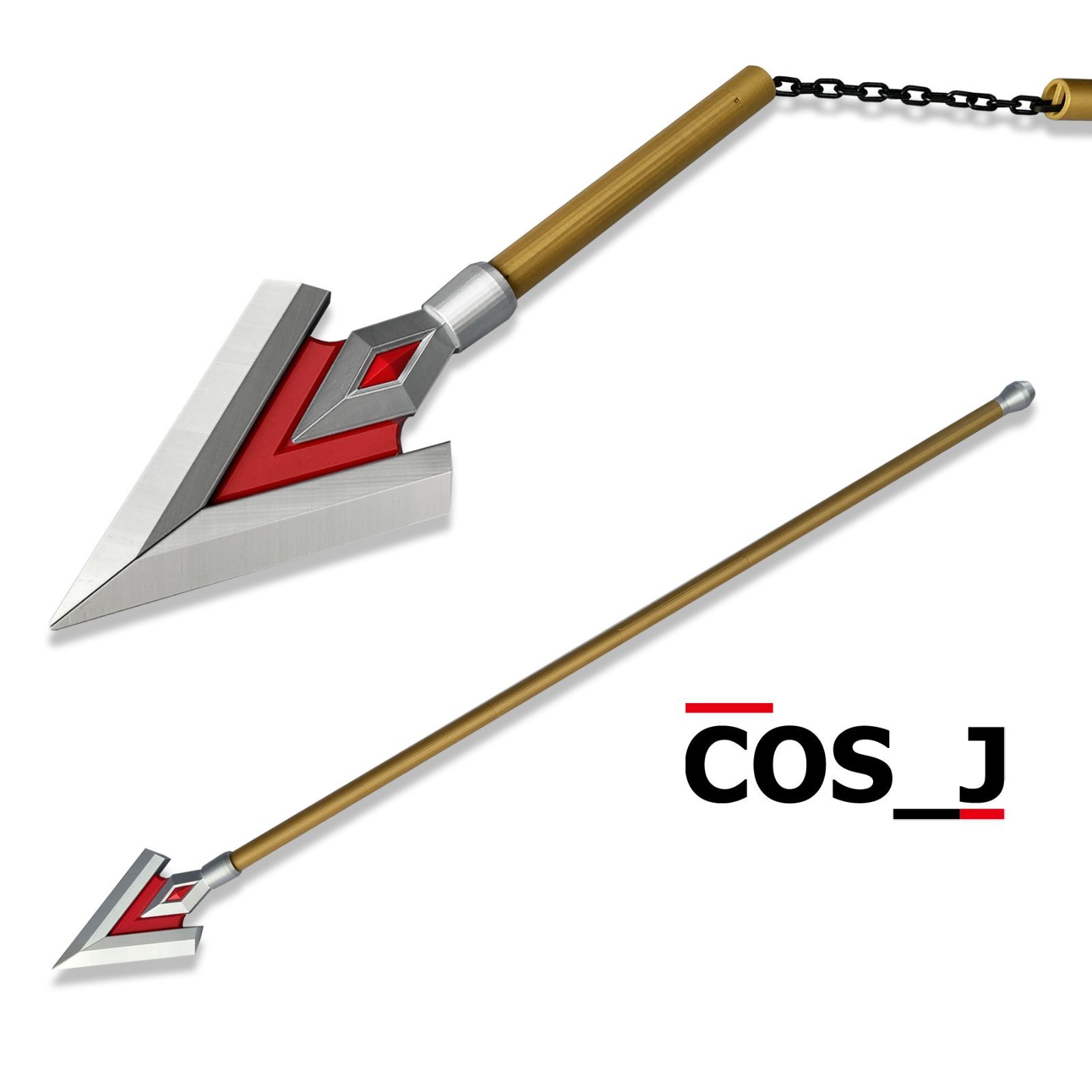 海外ブランドアウトレット通 コスプレ用/佐倉杏子風小道具/槍+鎖フルセット/武器/魔法少女 コスプレ衣装