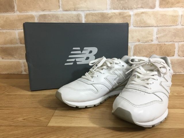 中古】 new balance ﾆｭｰﾊﾞﾗﾝｽ ﾚｻﾞｰｽﾆｰｶｰ CM996LTW ﾛｰｶｯﾄ ﾎﾜｲﾄ系 25.5