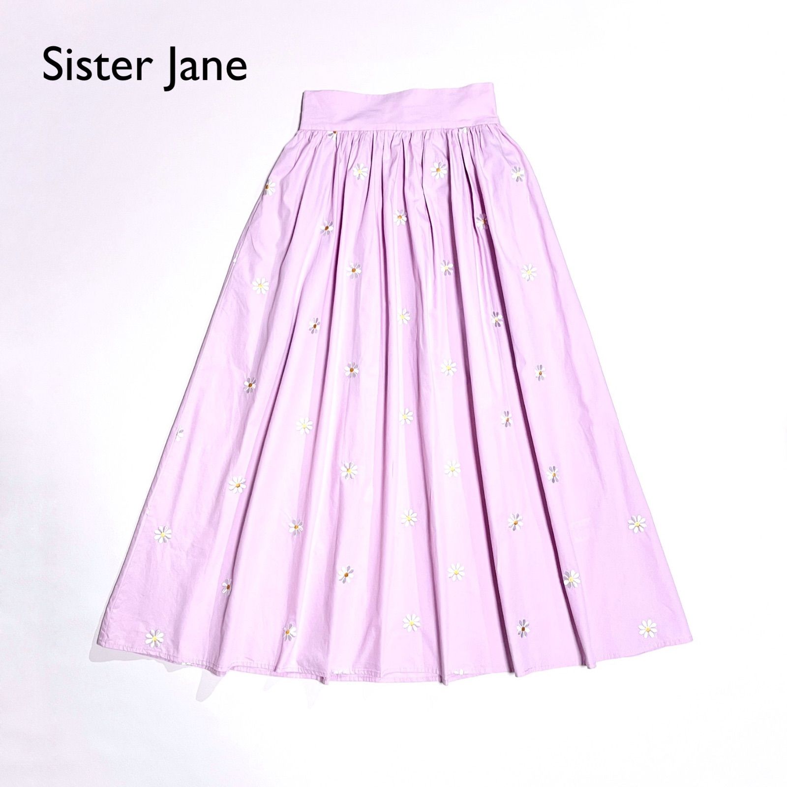 ch63 sister jane デイジー柄刺繍ロングボリュームスカート 定価16,280  