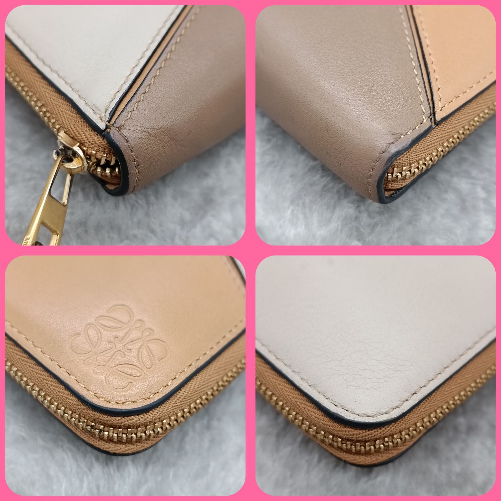 LOEWE 》 ロエベ パズル ジップアラウンド ウォレット C510T12X03 長 