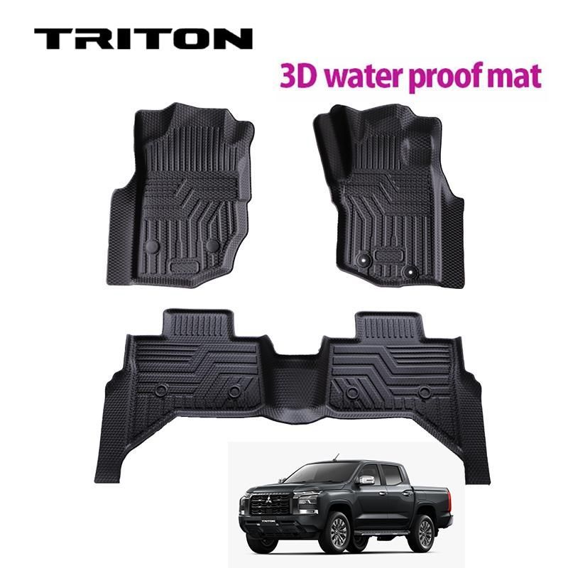 TRITON トライトン LC2T R6|2〜 3D フロアマット 撥水 防水 TPE素材 ゴムマット 1台分セット ３Ｄ マット GLS GSR