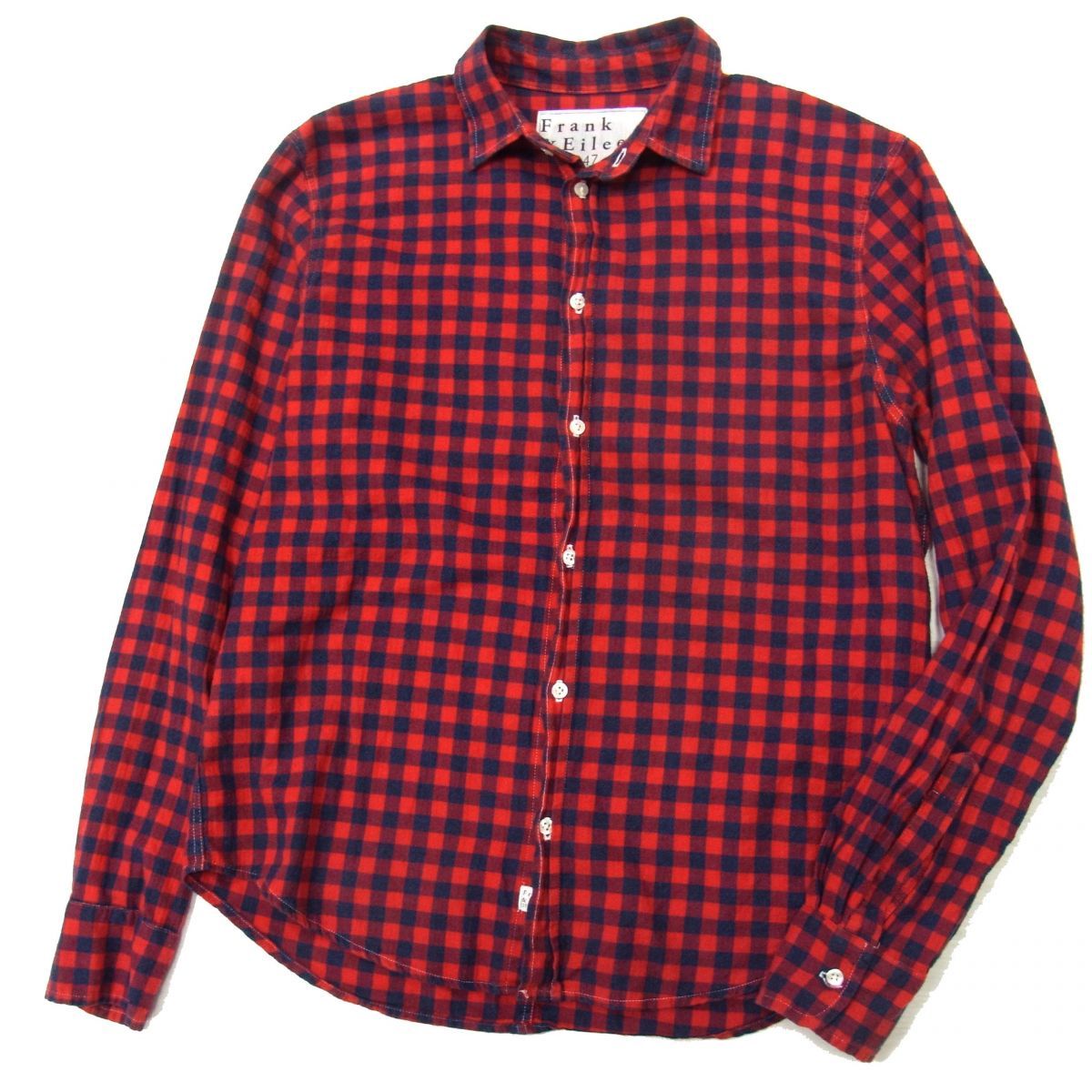 定価3万円Frank＆Eileen　フランクアンドアイリーン 長袖 チェック シャツ メンズ 春物