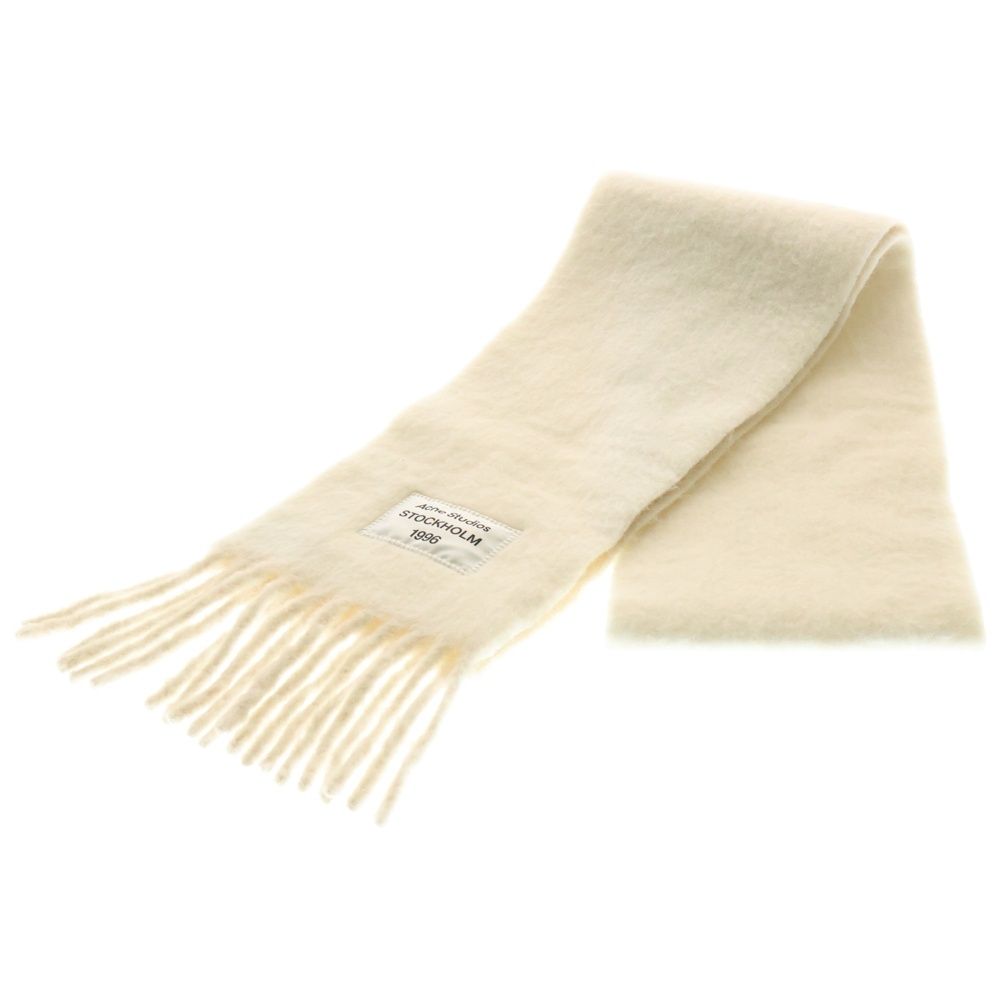 Acne Studios　マフラー　ベージュ Acne Studios (アクネ ストゥディオズ) アルパカウール フリンジ