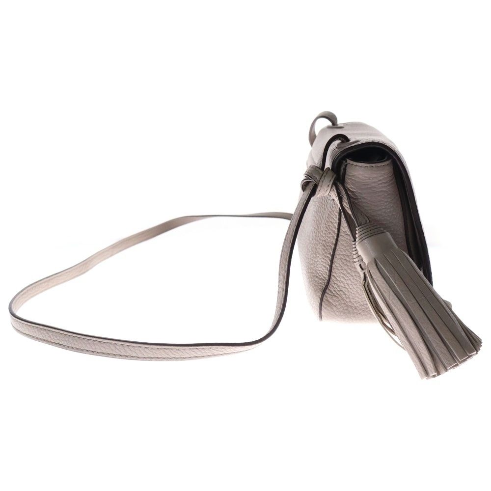 TORY BURCH (トリー バーチ) タッセル ミニ ショルダーバッグ グレー