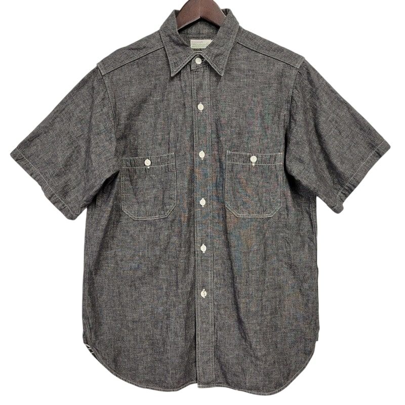 メンズ WAREHOUSE DUCK DIGGER SS CHAMBRAY WORK SHIRT シャンブレー ワーク シャツ トップス 半袖 145-250330-rk-4-IZU
