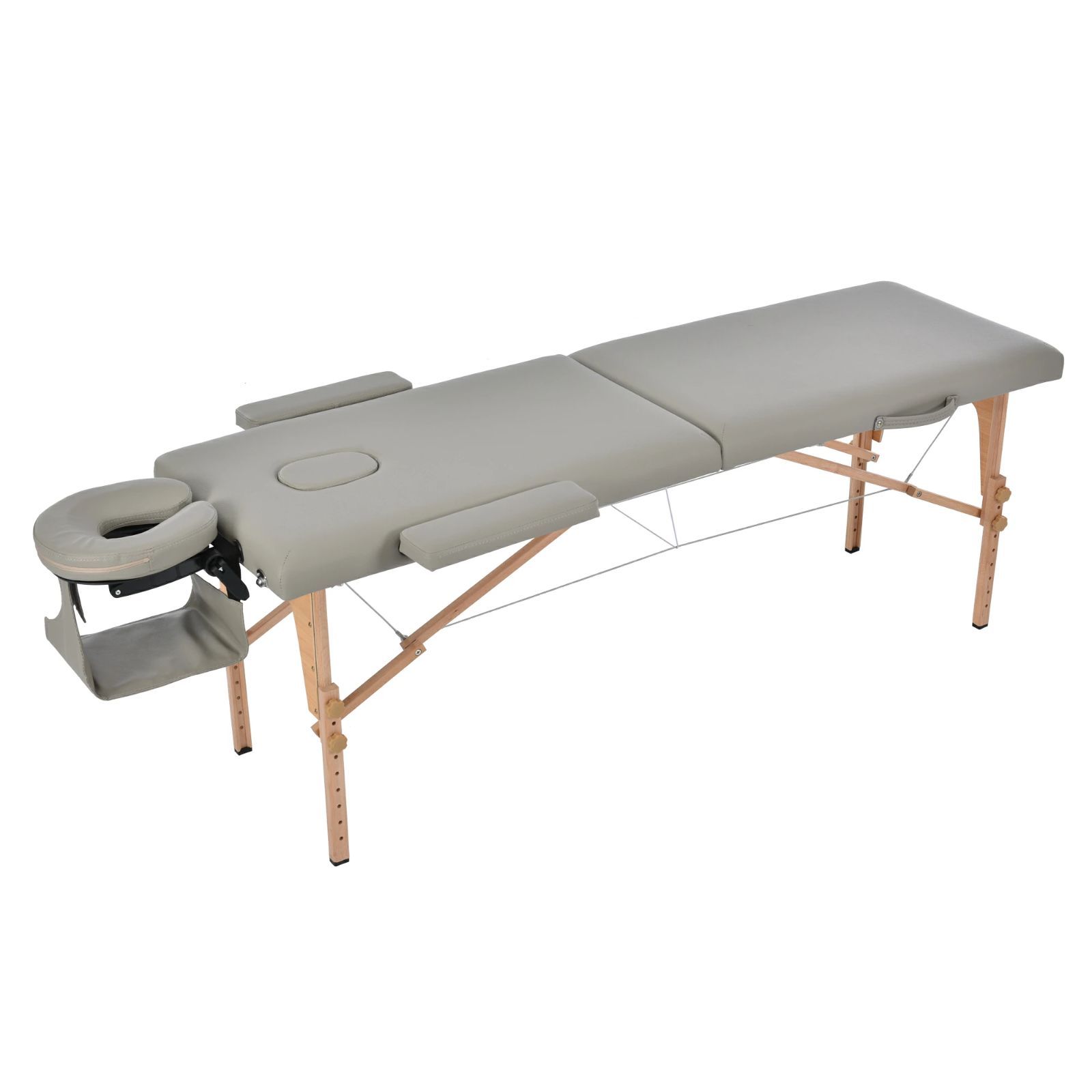 赤字価格 NANAMIマッサージベッド 折りたたみ コンパクト 超軽量 エステベッド 5カラー選べる マッサージ台 施術台 施術ベッド ベッド 出張マッサージ グレー