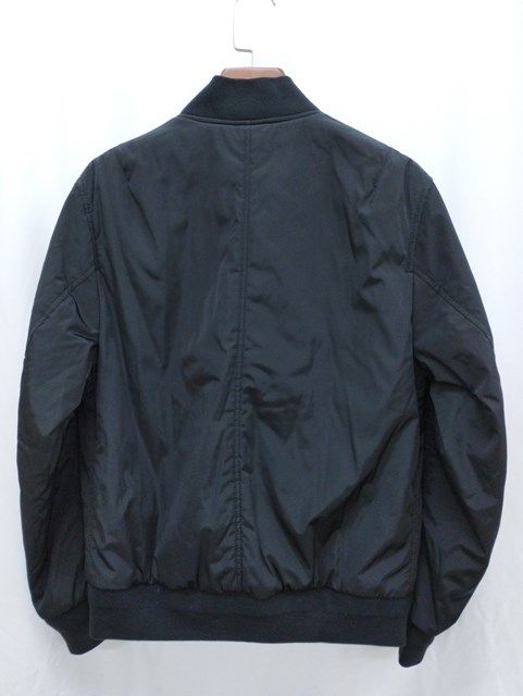 A316 秋冬物 人気 COACH コーチ MA-1 ジャケット ブラック リバーシブル 中綿 K