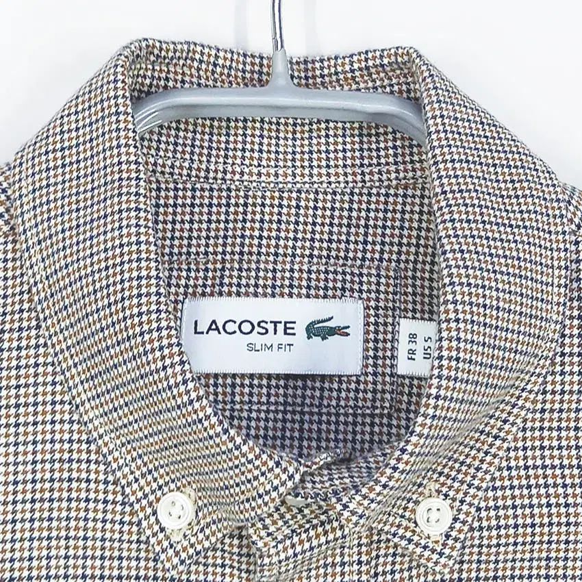 ラコステ メンズ LACOSTE スリムフィット ジャケット 未使用級 - 綿麻 テーラード | 0 (L セール スリムフィットシャンブレーシャツ (シャツ・ブラウス 50SMA0161